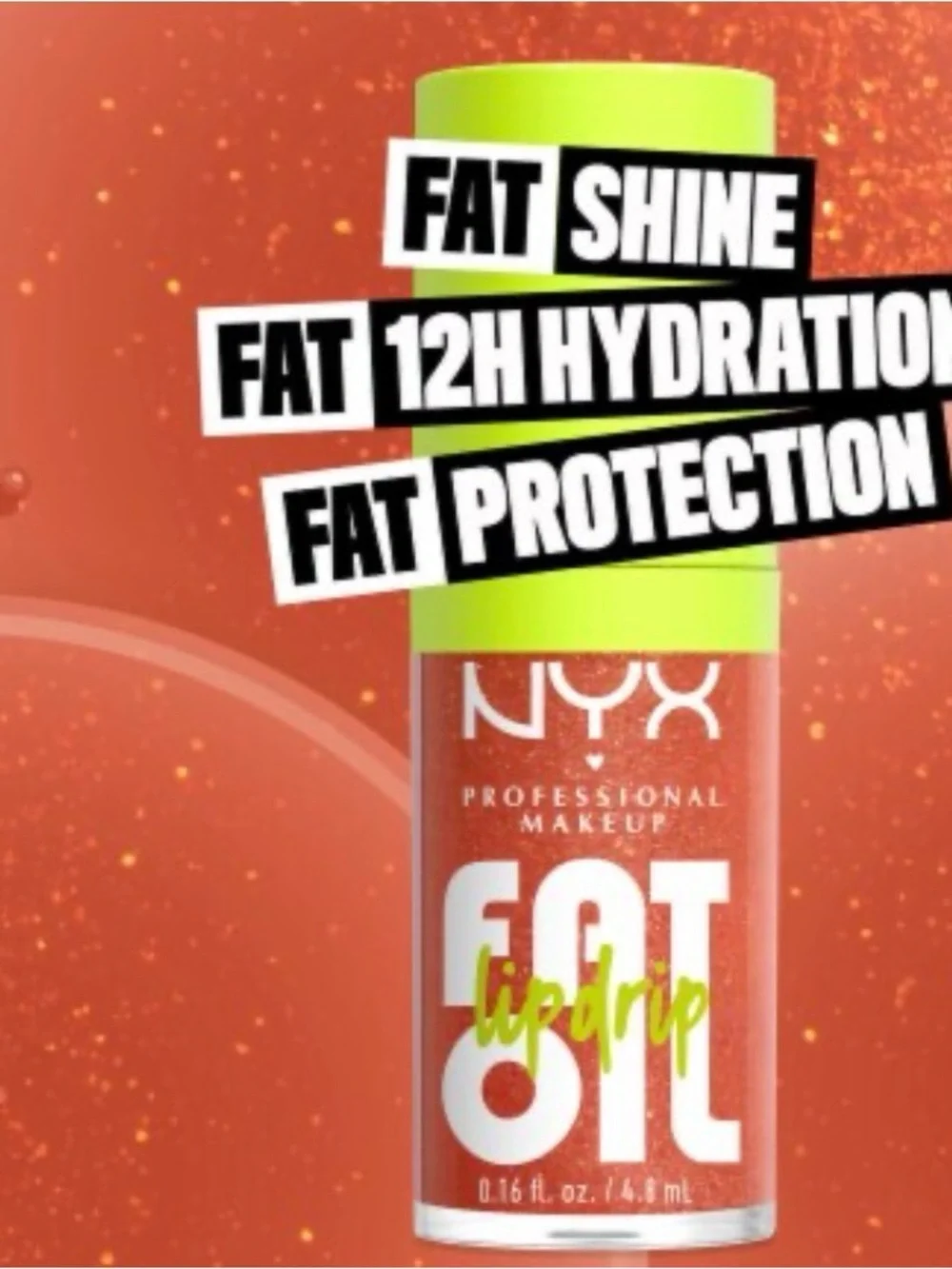 NYX Professional Makeup Fat Oil Lip Drip 06 Follow Back shimmering warm nude